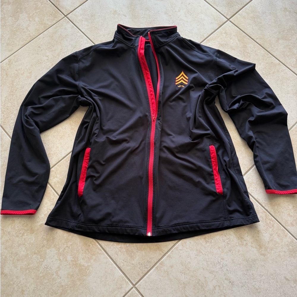 Marine Military Black and Red Jacket